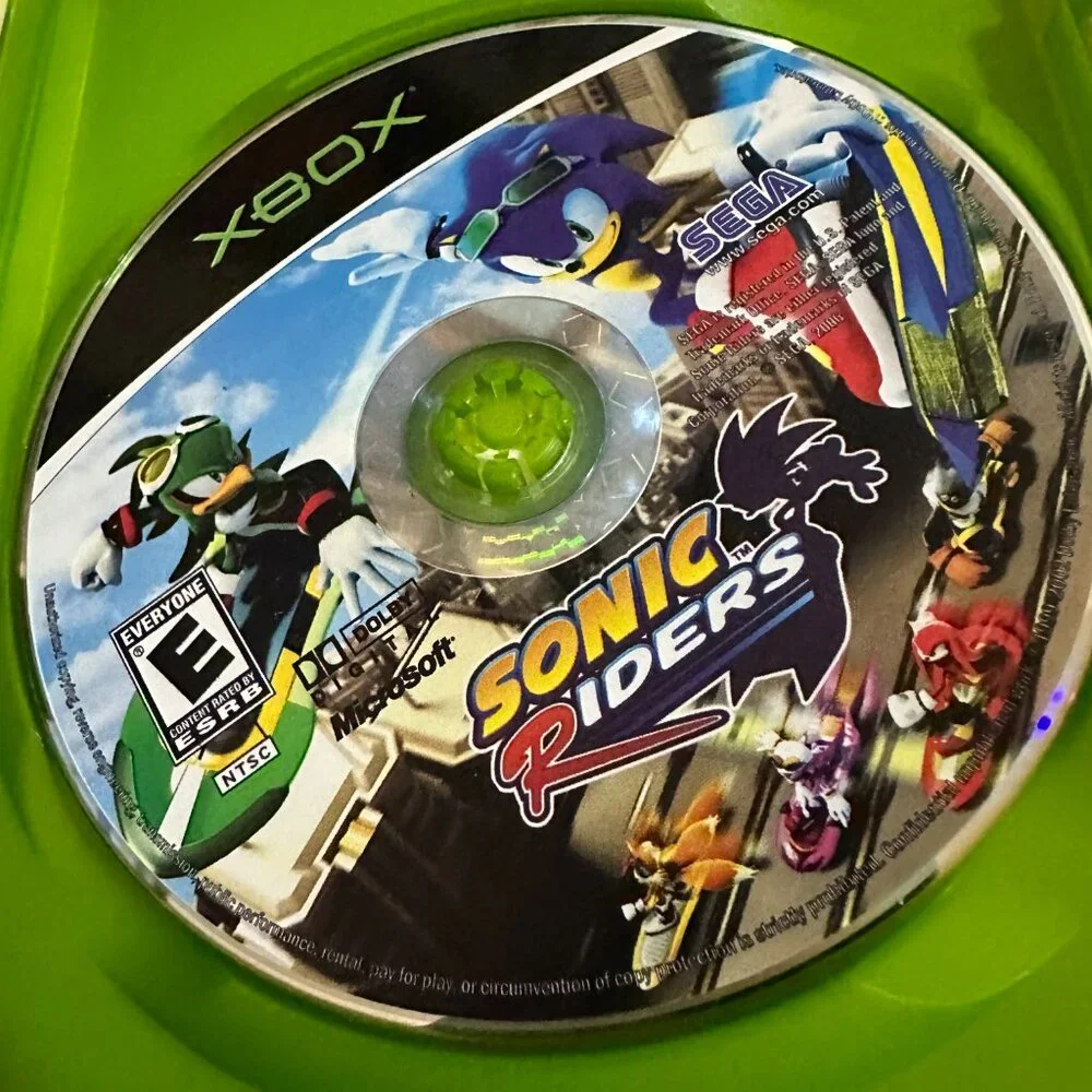 Sega Sonic Riders Microsoft Xbox 2006 Complete CIB W Manual Tested Works